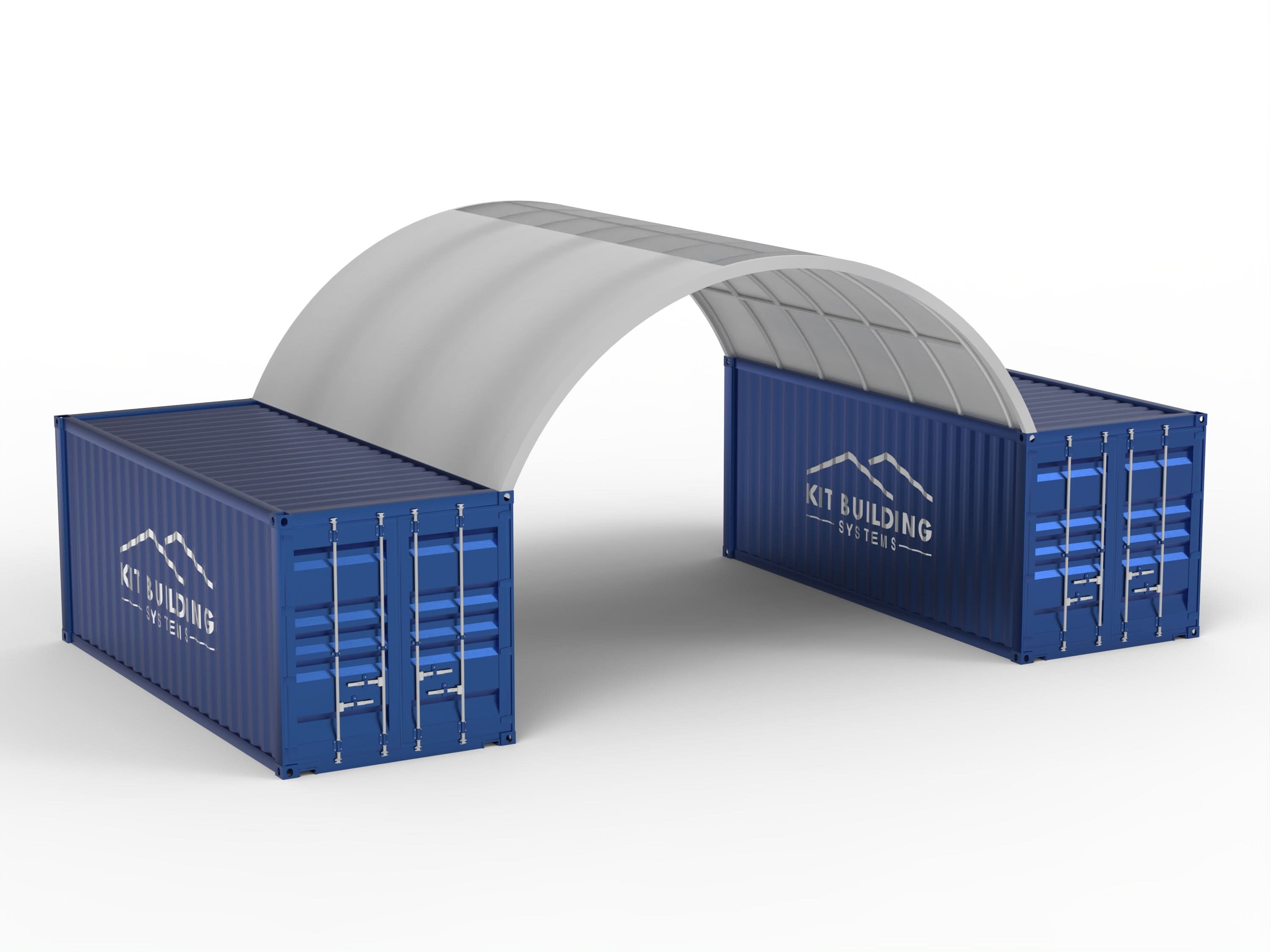 Coberturas para Contêiner - 20ft x 20ft x 6,5ft (6m x 6m x 2m)