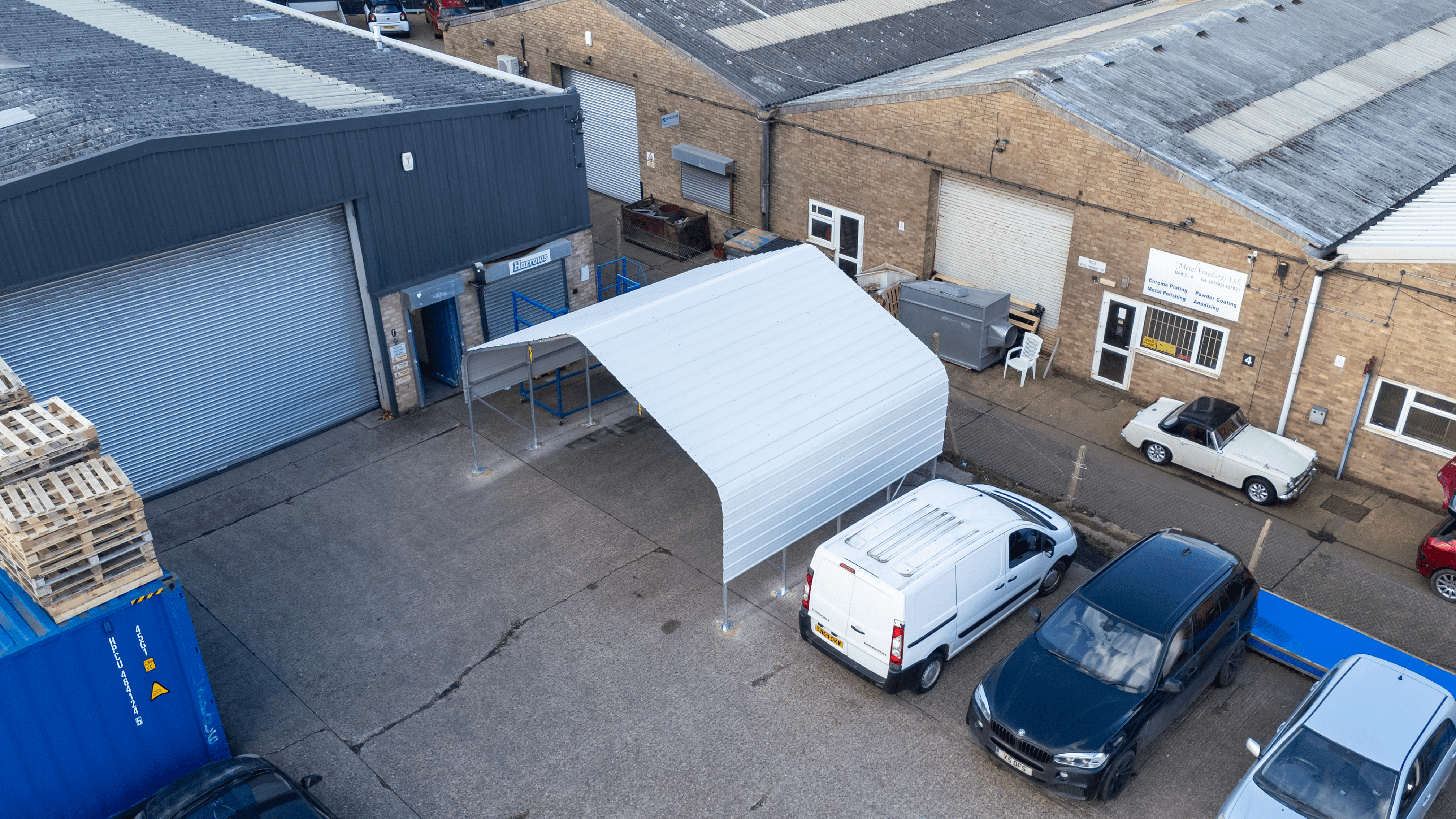 Cobertura para garagem