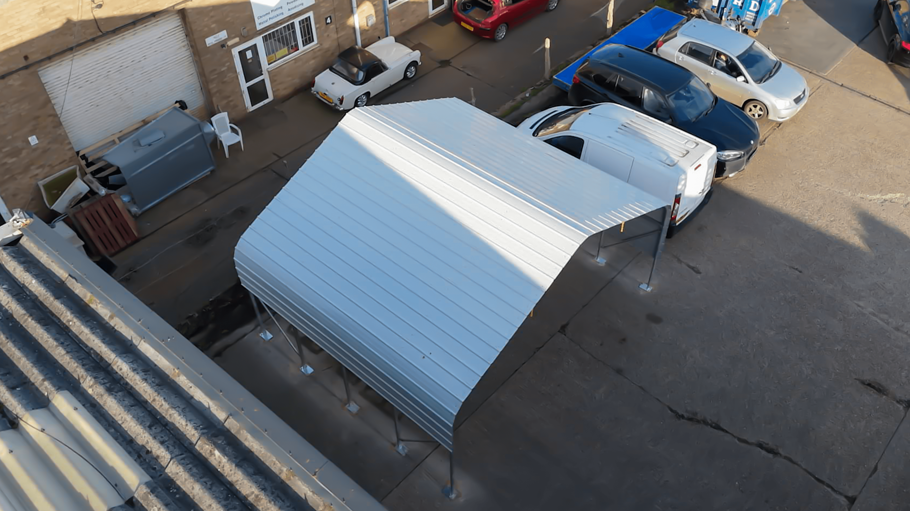 Cobertura para garagem