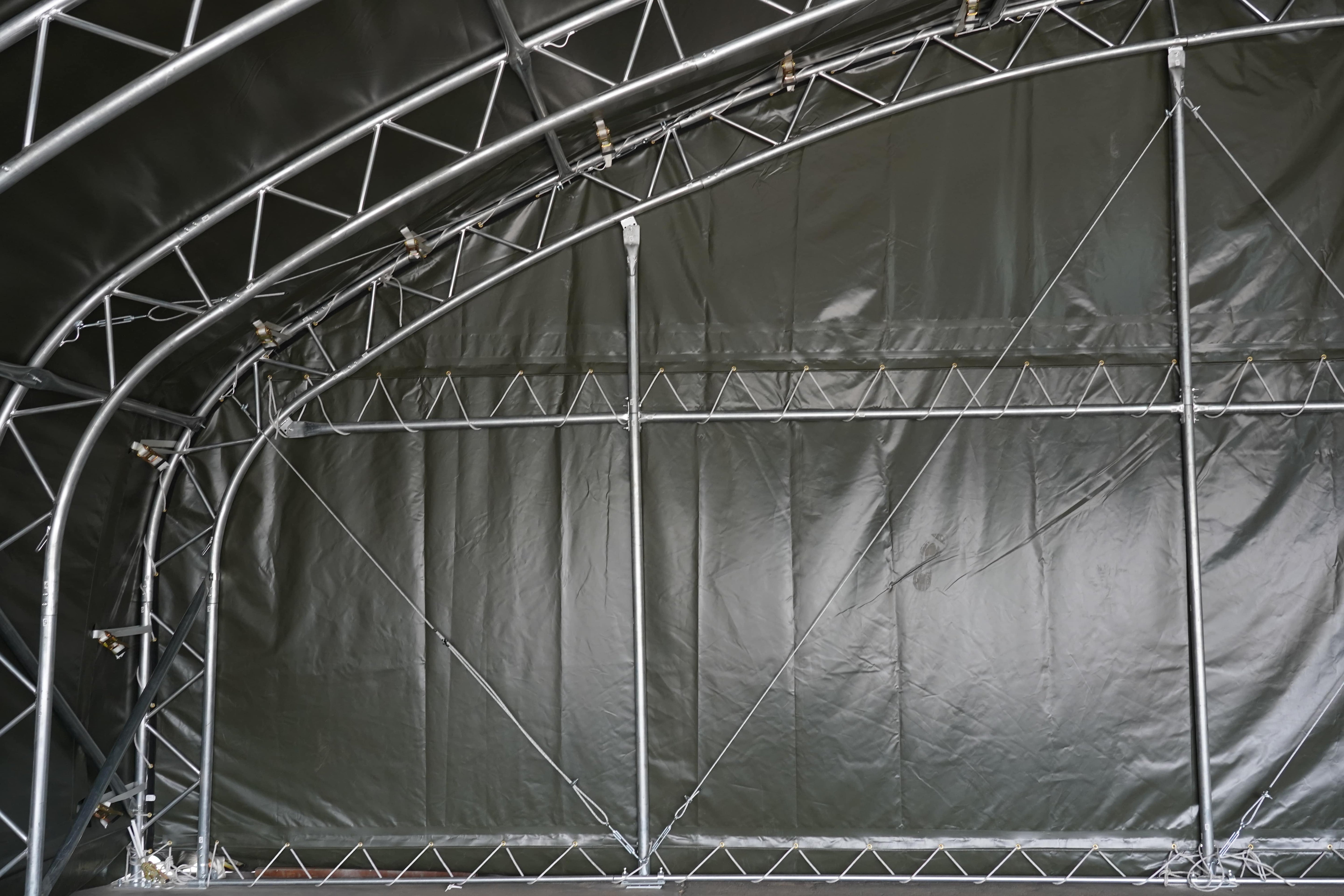 Hangar de aeronaves | Verde