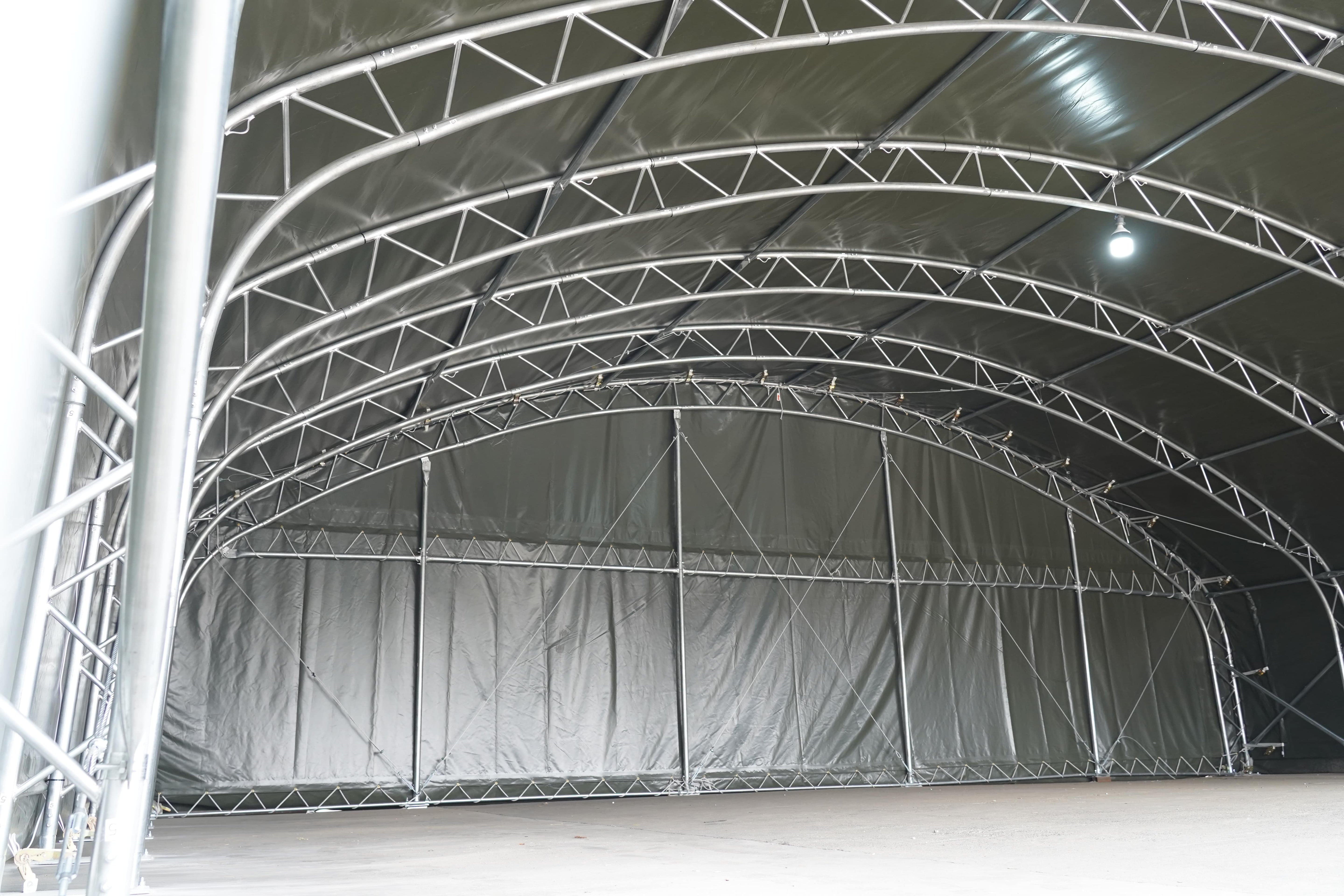 Hangar de aeronaves | Verde