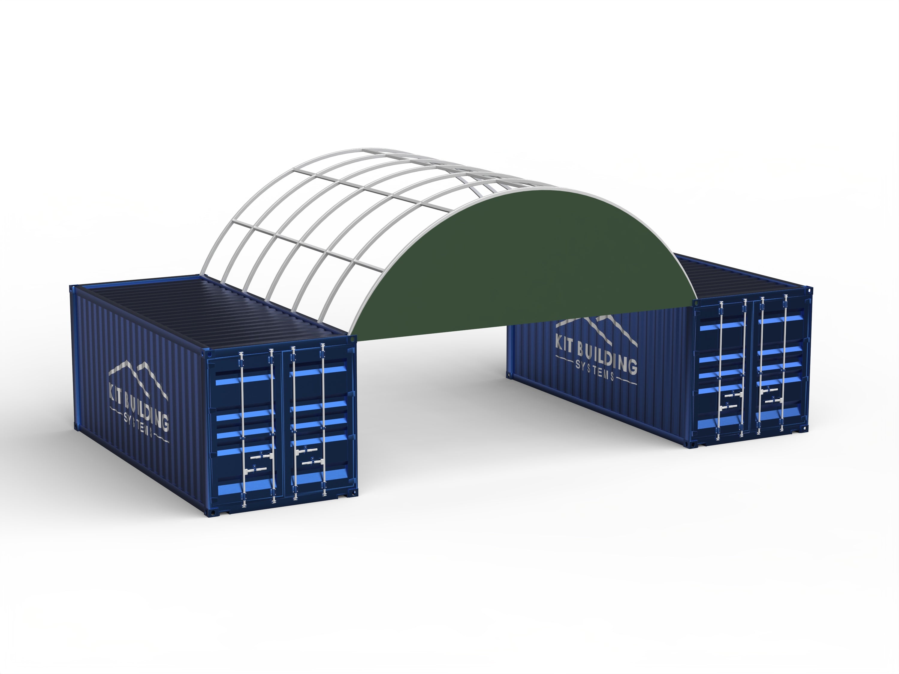 Vão de 6m (20ft) | Toldos para Contêiner 20ft de Largura, 6,5ft de Altura (6m x 2m)