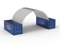 Coberturas de contêineres - 26 pés x 20 pés x 10 pés (8m x 6m x 3m)