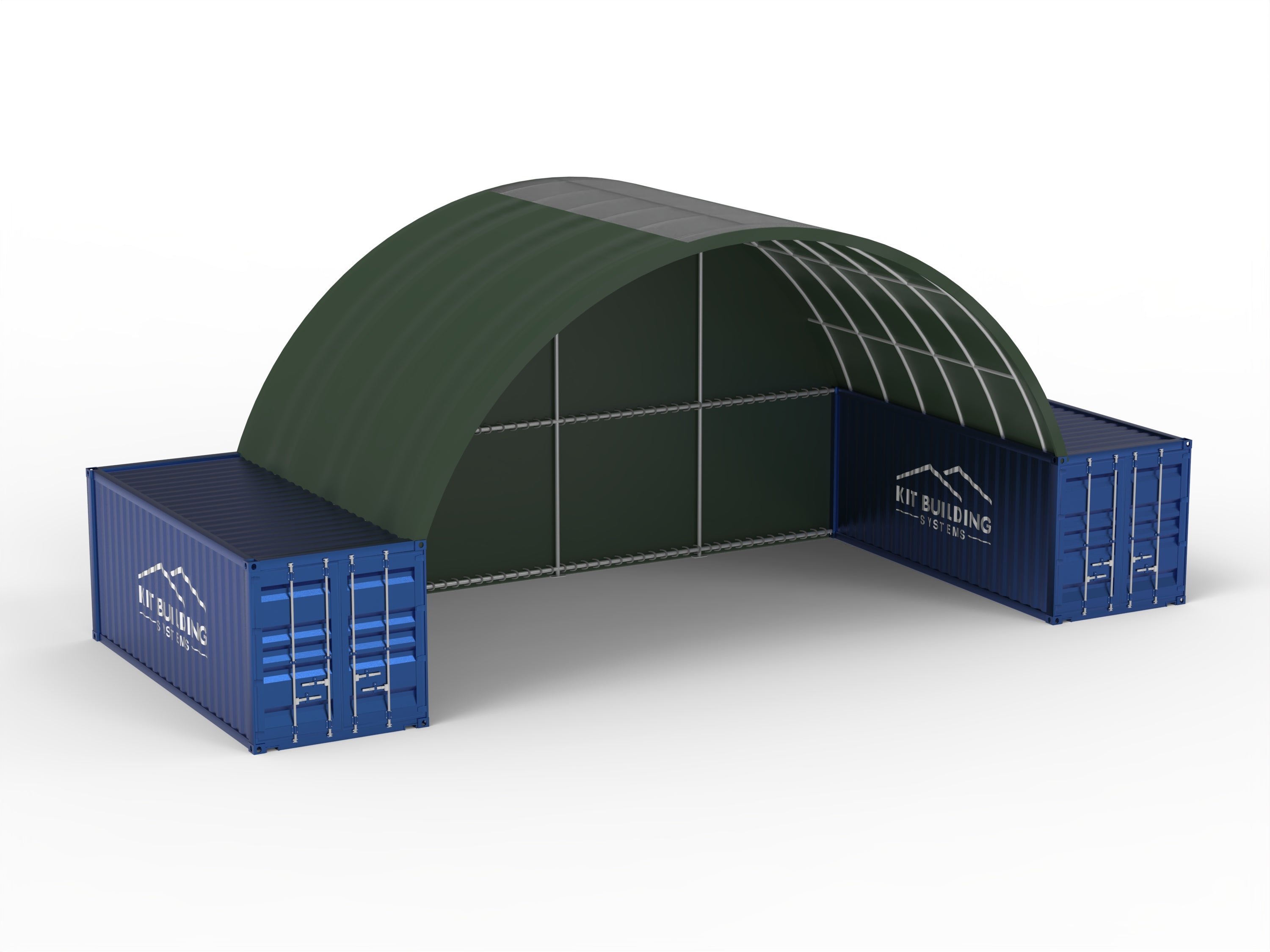 Vão de 10m (33ft) | Toldos para Contêineres - 33ft x 12ft (10m x 3,6m)