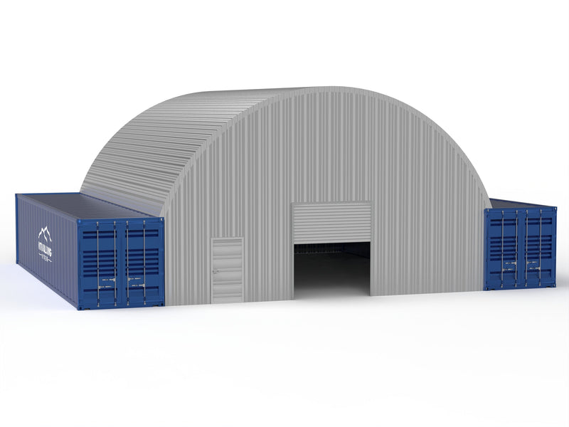 Coberturas de Contêiner de Aço - 10m x 12m x 3,6m (33ft x 40ft x 12ft)