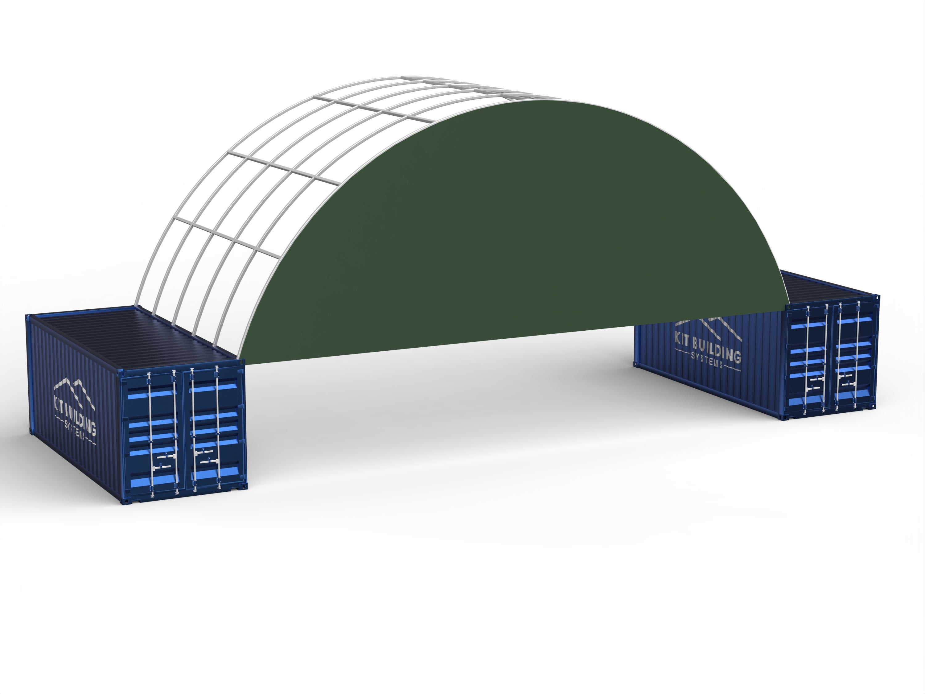 Vão de 12m (40 pés) | Toldos para Contêineres - 40 pés x 12 pés (12m x 4,5m)