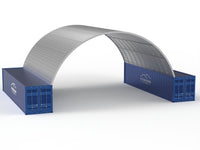 Coberturas de Contêiner de Aço - 10m x 12m x 3,6m (33ft x 40ft x 12ft)