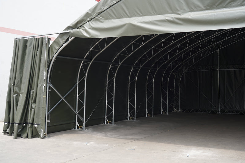Hangar de aeronaves | Verde