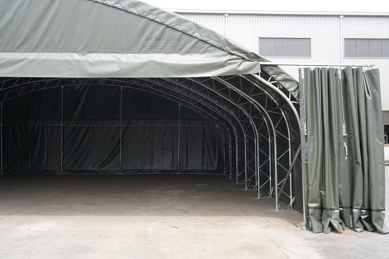 Hangar de aeronaves | Verde
