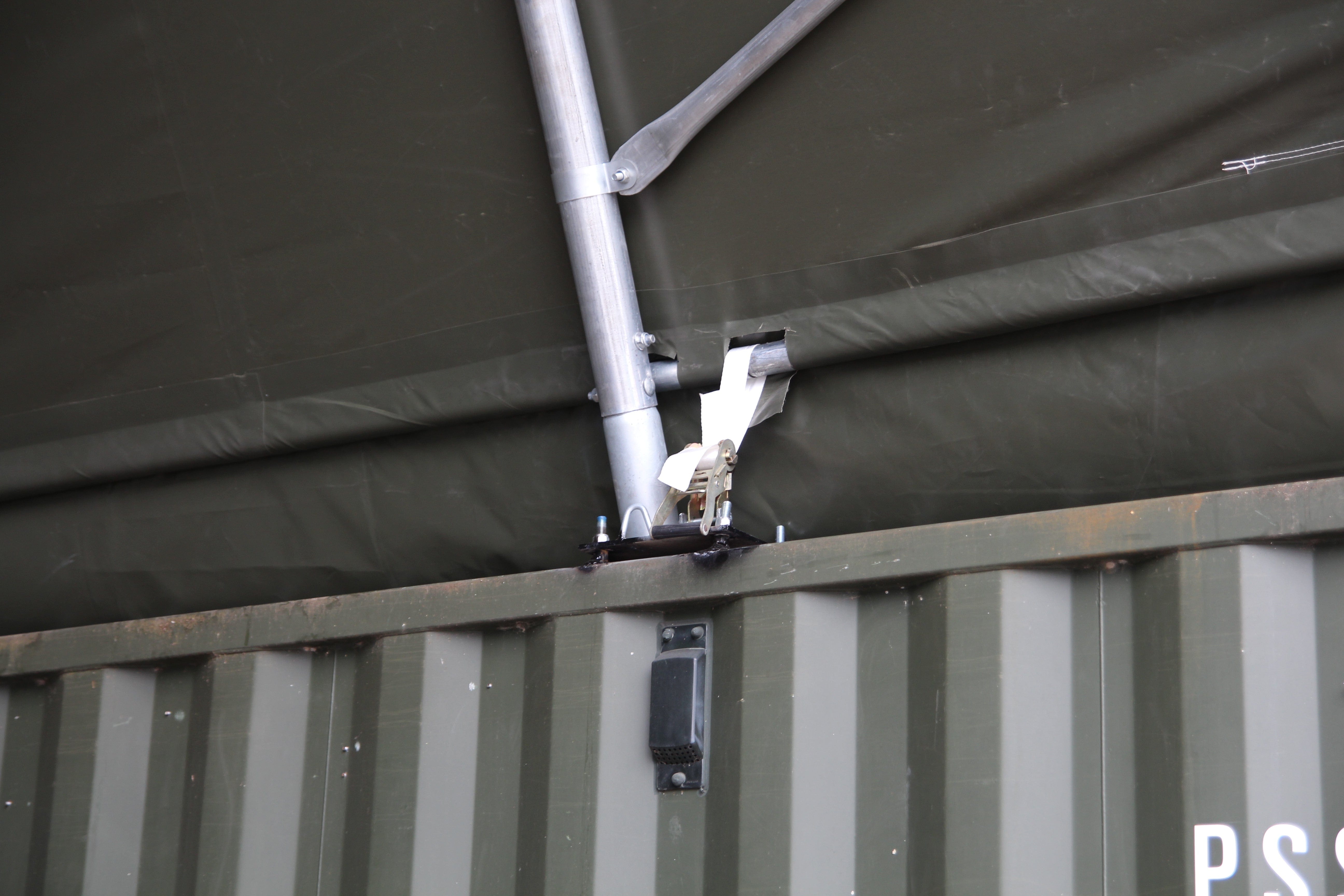 Kit Buildings Container Shelter - 33ft x 20ft x 12ft (10m x 6m x 3.6m)