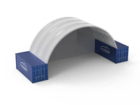 Coberturas de contêineres - 40 pés x 20 pés x 15 pés (12m x 6m x 4,5m)