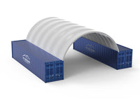 Coberturas de contêineres - 26 pés x 40 pés x 10 pés (8m x 12m x 3m)